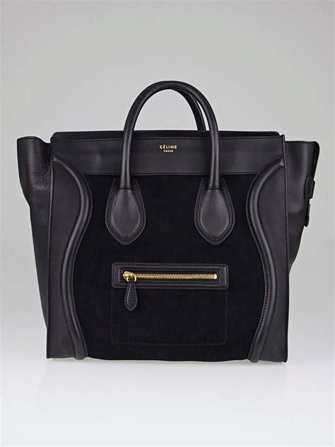 celine luggage suede